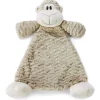 Demdaco Nat and Jules Rattle Blankie, Meekie Monkey New