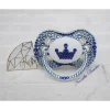 Neonilla Crystal - chupeta com chupeta Swarovski Elite Crown Blue Bling Sale