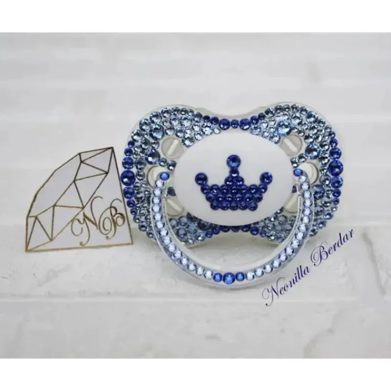 neonilla_crystal__chupeta_SKUtESz3X5b_0.webp Neonilla Crystal - chupeta com chupeta Swarovski Elite Crown Blue Bling Sale