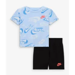 Haddad Nike Baby - Boy On The Move Printed Tee And French Terry Shorts Set Best