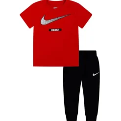 Haddad Nike Baby - Swoosh GFX Short Sleeve Pants Set Sale