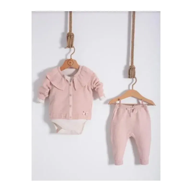 nipperland__baby_knitted__SKU0M6DwMRO_0.webp Nipperland - Baby Knitted Outfit Powder Pink Online