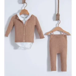 Nipperland - Conjunto de roupa de malha Stone Baby Best