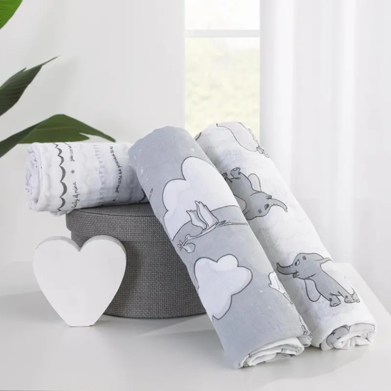 nojo__dumbo__pk_printed_m_SKUojF5WH52_3.webp NoJo - Dumbo 3 Pk Printed Muslin Swaddles Discount