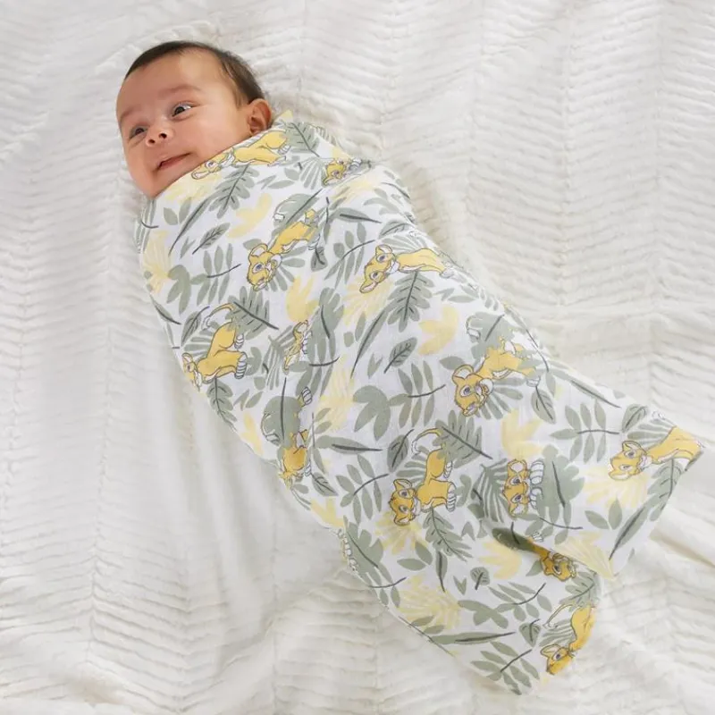 nojo__lion_king__pk_print_SKUsmUn8BRk_2.webp NoJo - Lion King 3 Pk Printed Muslin Swaddles Discount