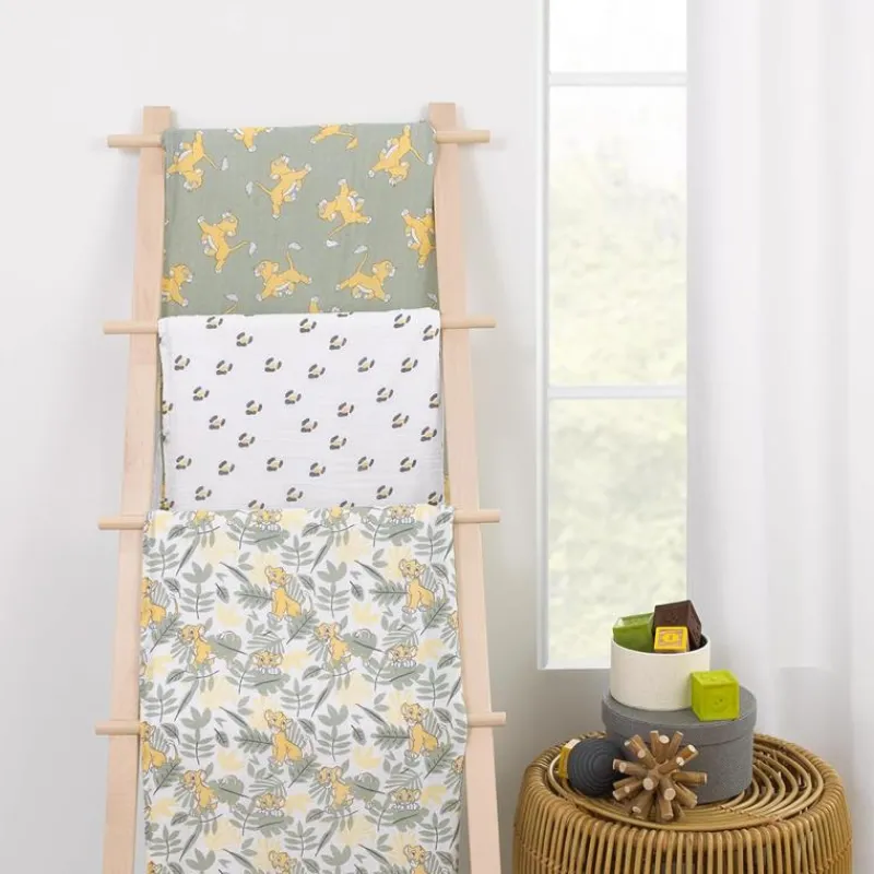 nojo__lion_king__pk_print_SKUsmUn8BRk_3.webp NoJo - Lion King 3 Pk Printed Muslin Swaddles Discount