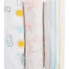 NoJo - Pooh 3 Pk Printed Muslin Swaddles Clearance