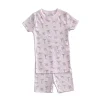 Noomie - Baby Girl Bows Short Sleeve Pajama Set Discount