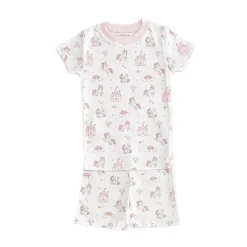 Noomie - Baby Girl Unicorn World Short Sleeve Pajama Set Clearance