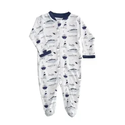 Noomie - Baby Yachts Zipper Footie Clearance