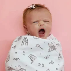 Noomie - Cobertor de bebê de algodão bailarina Best