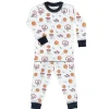 Noomie – Conjunto de pijama de manga comprida para quadra de basquete para bebês Hot