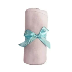 Noomie - Manta Bebê Jacquard Corações Rosa New