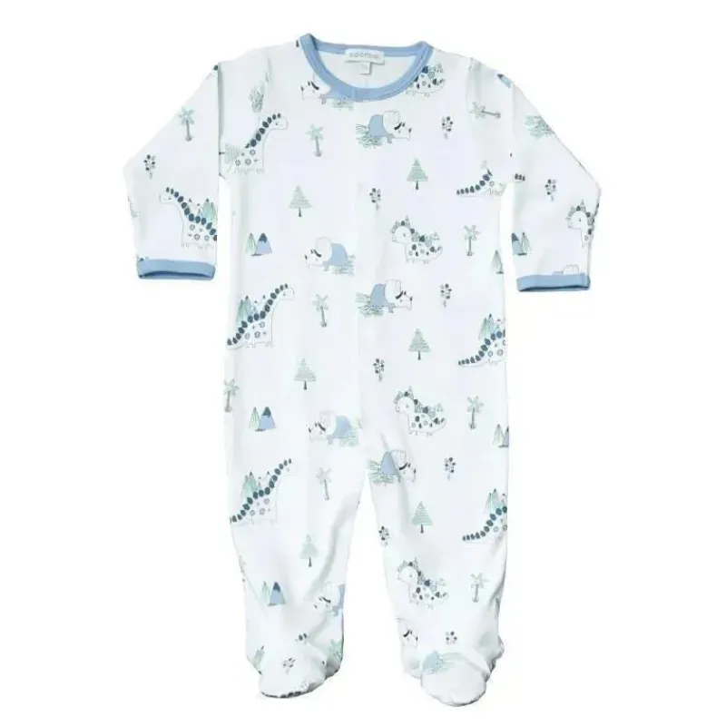 noomie_snap_footie_dinos__SKUb7LsH2dq_0.webp Noomie Snap Footie Dinos, branco e azul Clearance