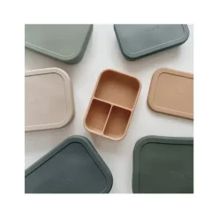 Nouka - Caixa de lanche pequena com vedação de silicone, folha New
