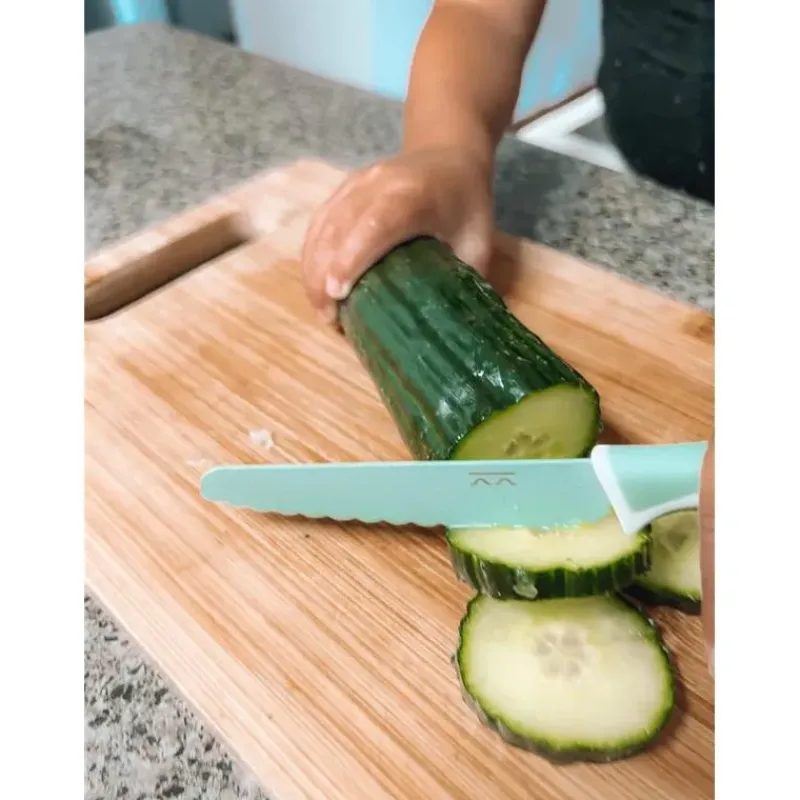 nouka__kiddkutter_child_s_SKU0IvOpN1k_2.webp Nouka - Kiddkutter Child Safe Knife, Sea Green New
