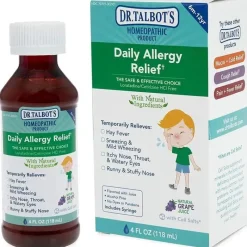 Nuby - 4 Oz Homeopathic Dr Talbots Allergy Relief Sale
