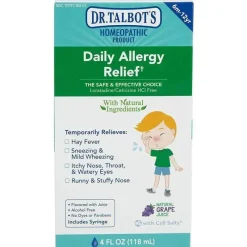 Nuby - 4 Oz Homeopathic Dr Talbots Allergy Relief Sale