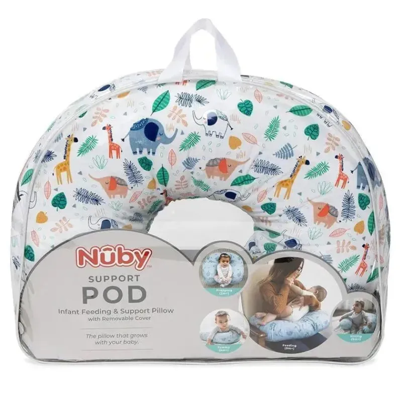 nuby__almofada_de_apoio_p_SKURX3av7zb_1.webp Nuby - Almofada de apoio para bebês e amamentação do Dr. Talbot | Selva New