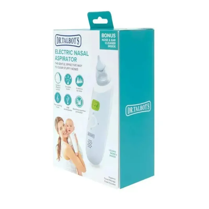 nuby__aspirador_nasal_elt_SKU2yPMGQMb_5.webp Nuby - Aspirador nasal elétrico do Dr. Talbot com limpadores de nariz e ouvidos de 2 unidades Best