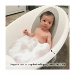 Nuby - Banheira compacta do Dr. Talbot com copo para enxágue, cinza Sale