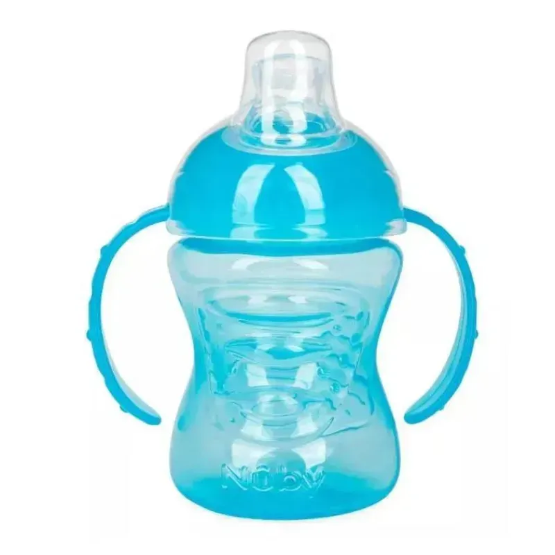 nuby__boy_no_spill_super__SKUl16cfJAq_0.webp Nuby - Boy No Spill Super Spout Trainer Cup 8 Oz, Azul Brilhante New