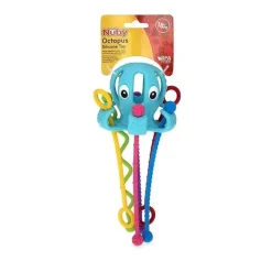 Nuby - Brinquedo interativo polvo 100% silicone com cordão Best