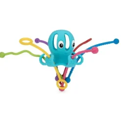 Nuby - Brinquedo interativo polvo 100% silicone com cordão Best