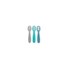 Nuby - Colheres de imersão de silicone 3Pk 3 estágios Fashion
