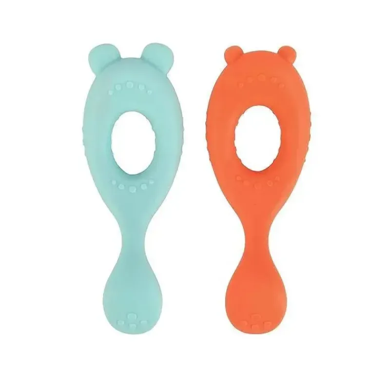 nuby__colheres_de_persona_SKUnahSVFCR_3.webp Nuby - Colheres de personagens de silicone - 2 unidades de silicone, urso e mouse New