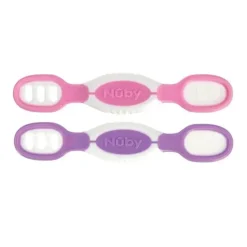 Nuby - Colheres Dip & Scoop, 2 unidades, menina Clearance