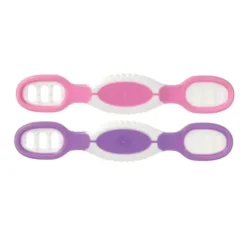 Nuby - Colheres Dip & Scoop, 2 unidades, menina Clearance