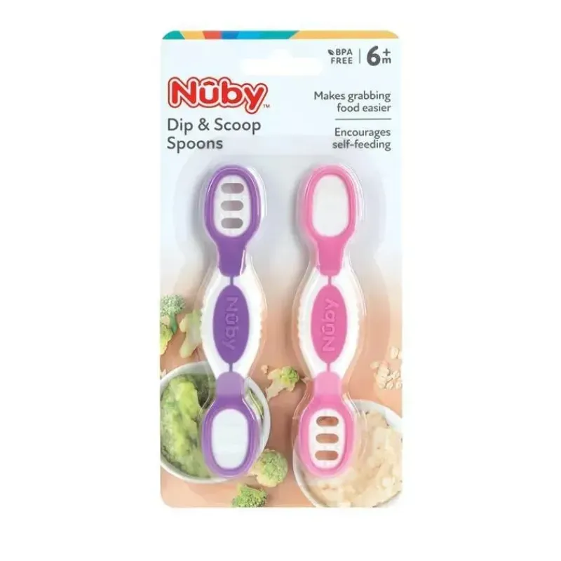 nuby__colheres_nuby_dip_a_SKUCsmdvRXr_3.webp Nuby - Colheres Dip & Scoop, 2 unidades, menina Clearance