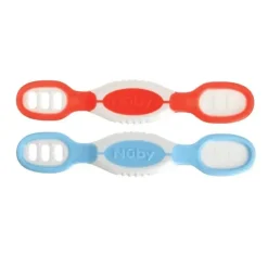 Nuby - colheres para mergulho e colher, pacote com 2, menino Clearance