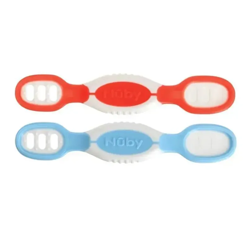 nuby__colheres_para_mergu_SKUtbw58v0z_0.webp Nuby - colheres para mergulho e colher, pacote com 2, menino Clearance