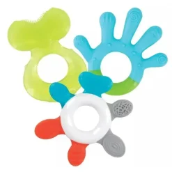 Nuby - conjunto de mordedor de 3 estágios Online