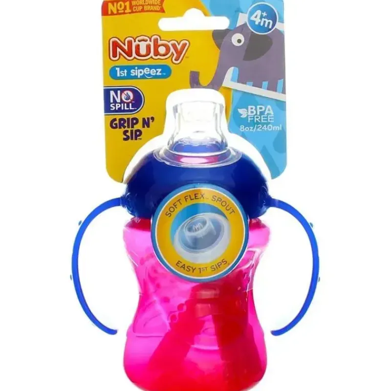nuby__copo_super_bico_de__SKU4NpovwW8_1.webp Nuby - copo super bico de 8 onças e 2 alças, as cores podem variar Discount