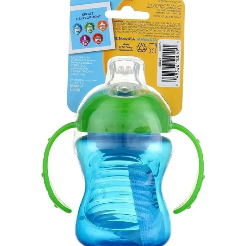 nuby__copo_super_bico_de__SKU4NpovwW8_3.webp Nuby - copo super bico de 8 onças e 2 alças, as cores podem variar Discount