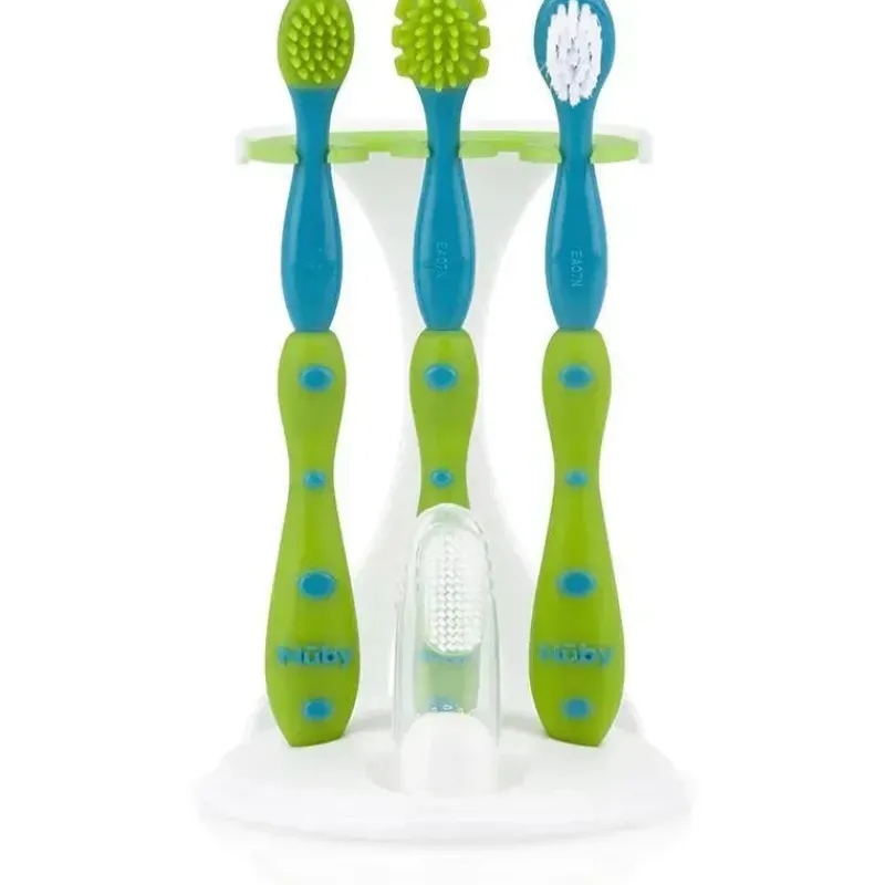 nuby__dr_talbots__pc_conj_SKUlb6nYcOU_0.webp Nuby - Dr Talbots 4 Pc Conjunto de Cuidados de Dentes e Gengivas, Aqua/Verde Best