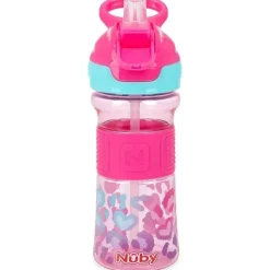 Nuby - Garrafa Flip-It Reflex, Leopardo Rosa Sale