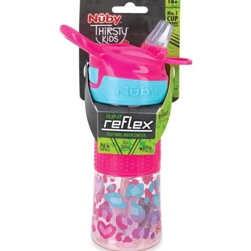 nuby__garrafa_flipit_refl_SKUkIMxuYlm_3.webp Nuby - Garrafa Flip-It Reflex, Leopardo Rosa Sale