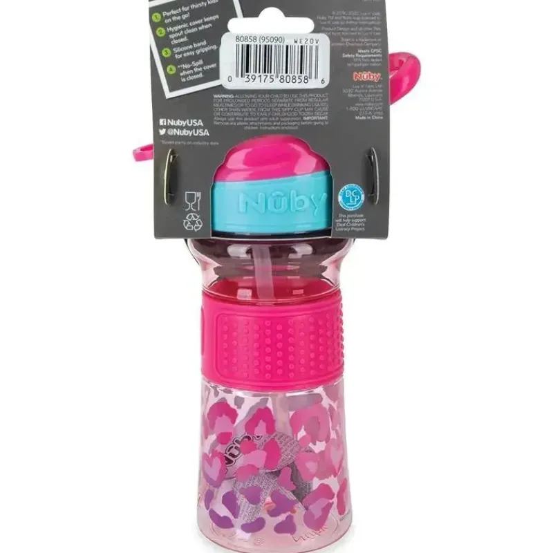 nuby__garrafa_flipit_refl_SKUkIMxuYlm_8.webp Nuby - Garrafa Flip-It Reflex, Leopardo Rosa Sale