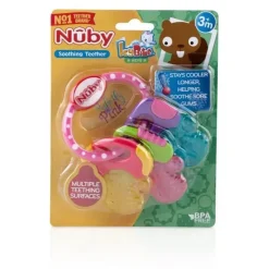 Nuby - Ice Gel Teether Keys Rosa Clearance