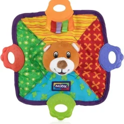 Nuby - Manta de dentição com cabeça de leão e urso de silicone Outlet