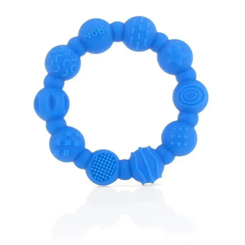 nuby__mordedor_de_anel_de_SKU45y2n4OY_8.webp Nuby - mordedor de anel de silicone 2Pk, cores sortidas Outlet