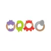 Nuby - Mordedores de silicone/madeira, sortidos 1 pacote Hot