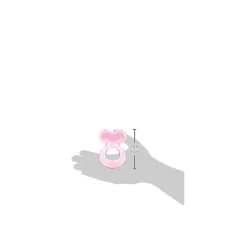 Nuby - Passo 1 Mordedor de Silicone Macio, Rosa Best