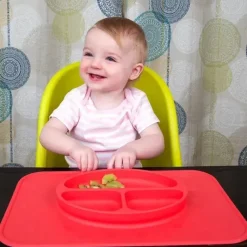Nuby - Placema de alimentação seccionado de silicone, cores sortidas Discount
