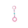 Nuby - Tag A Long Teether Pink Hot