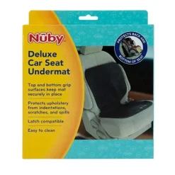 Nuby - Tapete de proteção para assento de carro infantil On The Go em preto Online